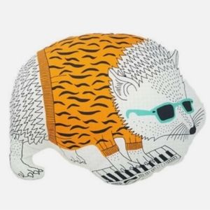 Ikea Thorine Hedgehog Throw Pillow Plush 18" Retired